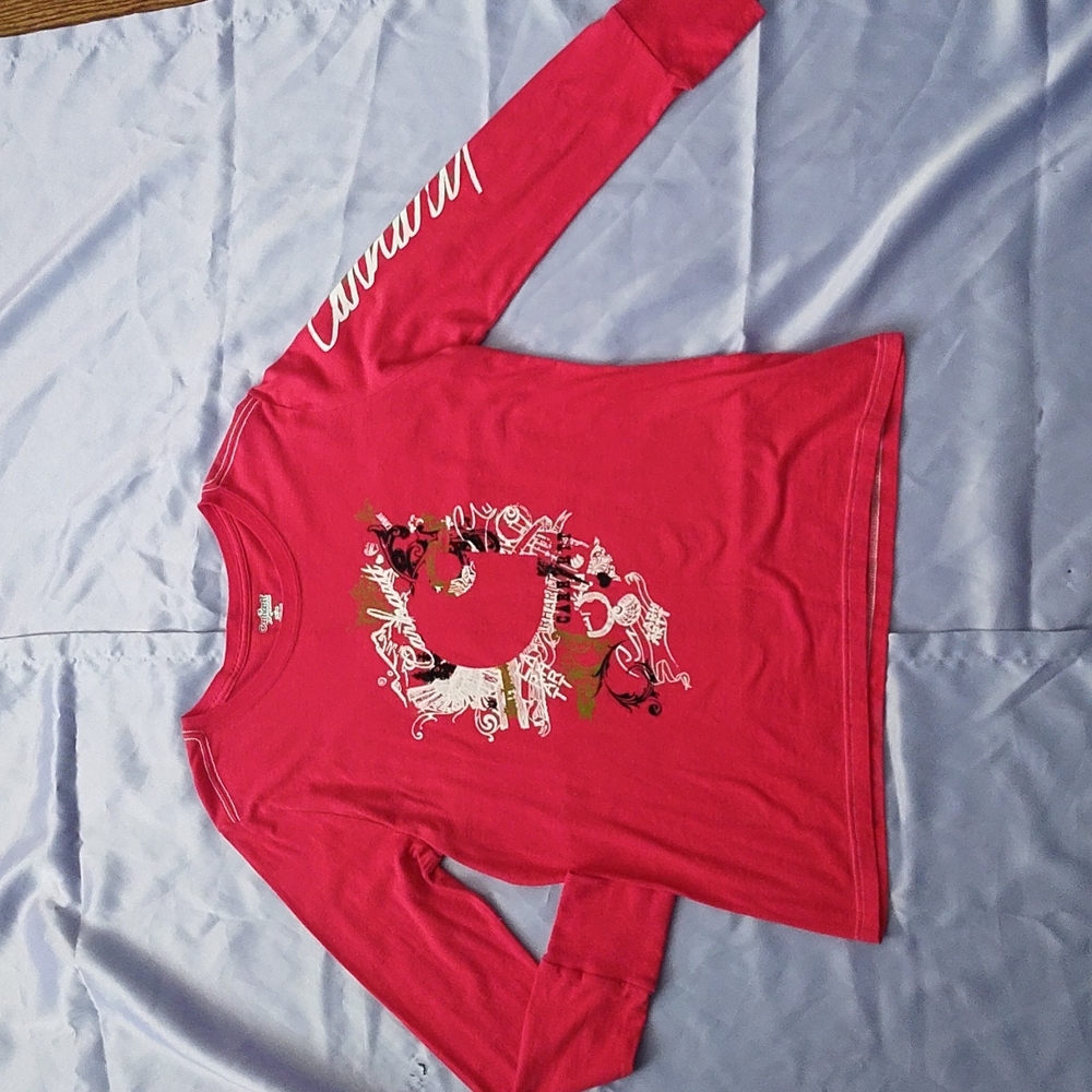 Carhartt for women's long sleeve tshirt - pink. 12/14.